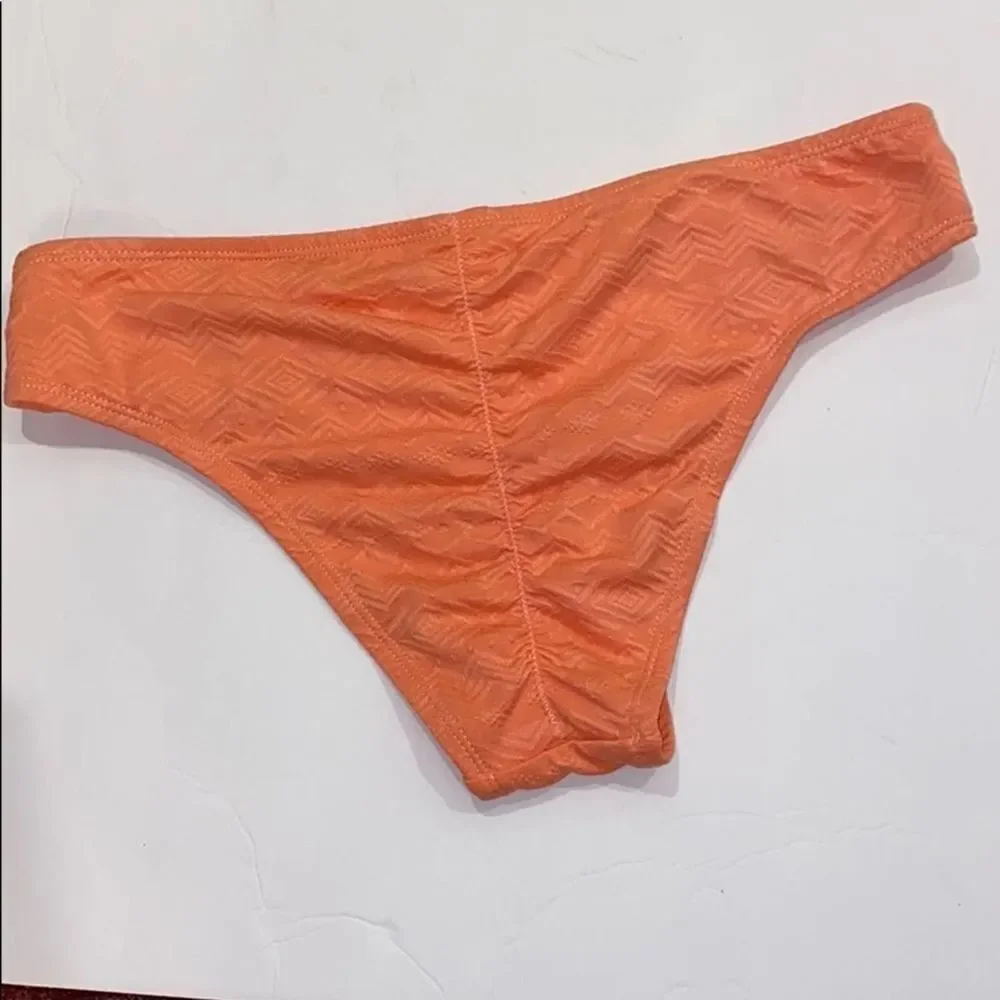 Hot Water Orange Rust Swim Bikini Brief Bottom M